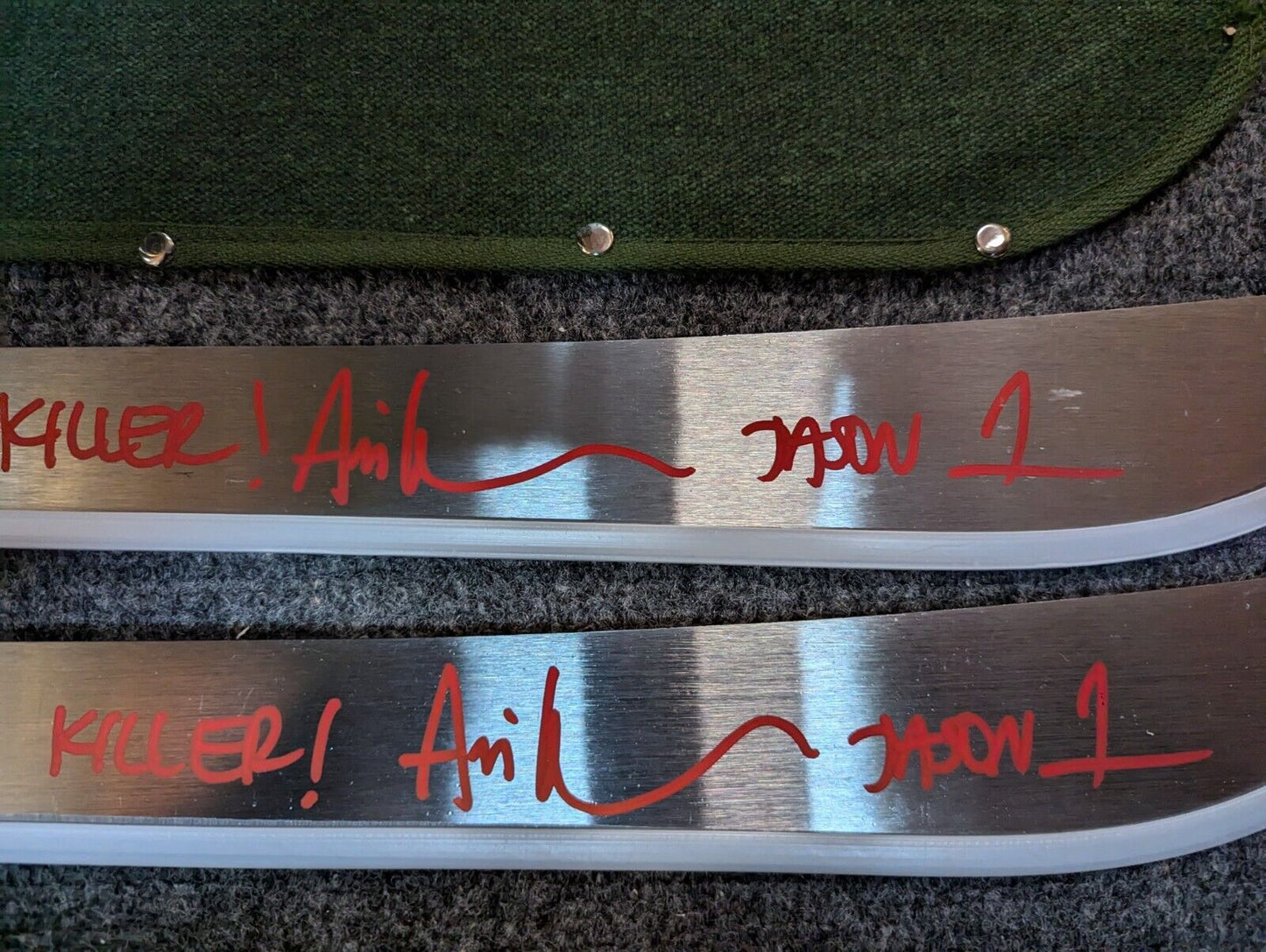 Ari Lehman Signed Inscribed Jason Voorhees Friday The 13Th Machete Jsa Coa