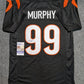MVP Authentics Cincinnati Bengals Myles Murphy Autographed Signed Jersey Jsa Coa 148.50 sports jersey framing , jersey framing
