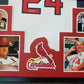 Framed St Louis Cardinals Whitey Herzog Autographed Signed  Jersey Jsa Coa