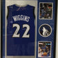 Framed Andrew Wiggins Autographed Signed Minnesota Timberwolves Jersey Jsa Coa