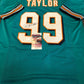 Miami Dolphins Jason Taylor Autographed Signed Jersey Jsa  Coa