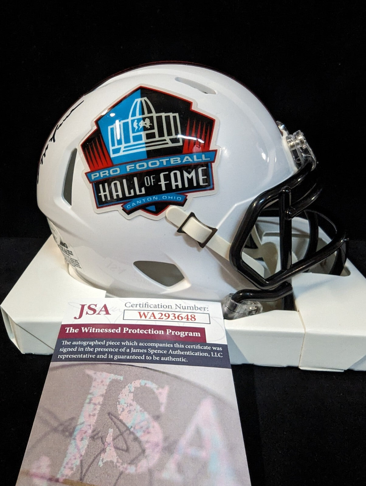 Cleveland Browns Ozzie Newsome Autographed Signed Nfl Hof Mini Helmet Jsa Coa