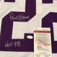 Paul Krause Autographed Signed Inscribed Minnesota Vikings Jersey Jsa Coa