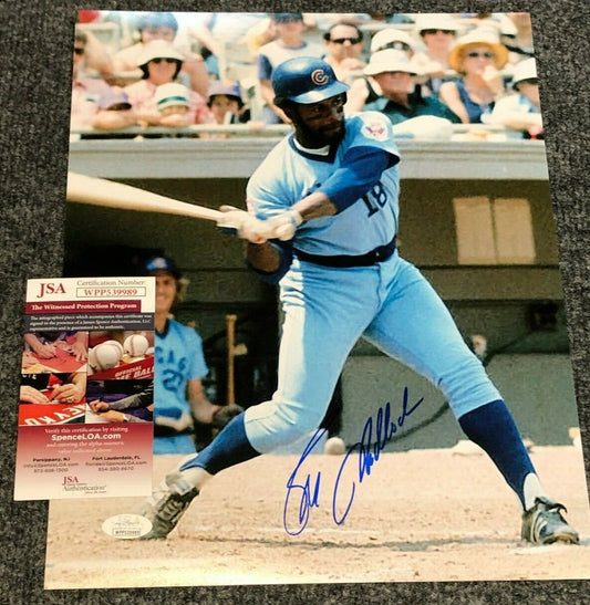 Bill Madlock Autographed Signed Chicago Cubs 11X14 Photo Jsa  Coa
