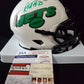 N.Y. Jets Alijah Vera-Tucker Autographed Signed Lunar Mini Helmet Jsa Coa