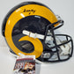 La Rams Jalen Ramsey Autograph Signed Full Size Replica Throwback Helmet Jsa Coa