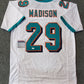 Miami Dolphins Sam Madison Autographed Signed Jersey Jsa Coa