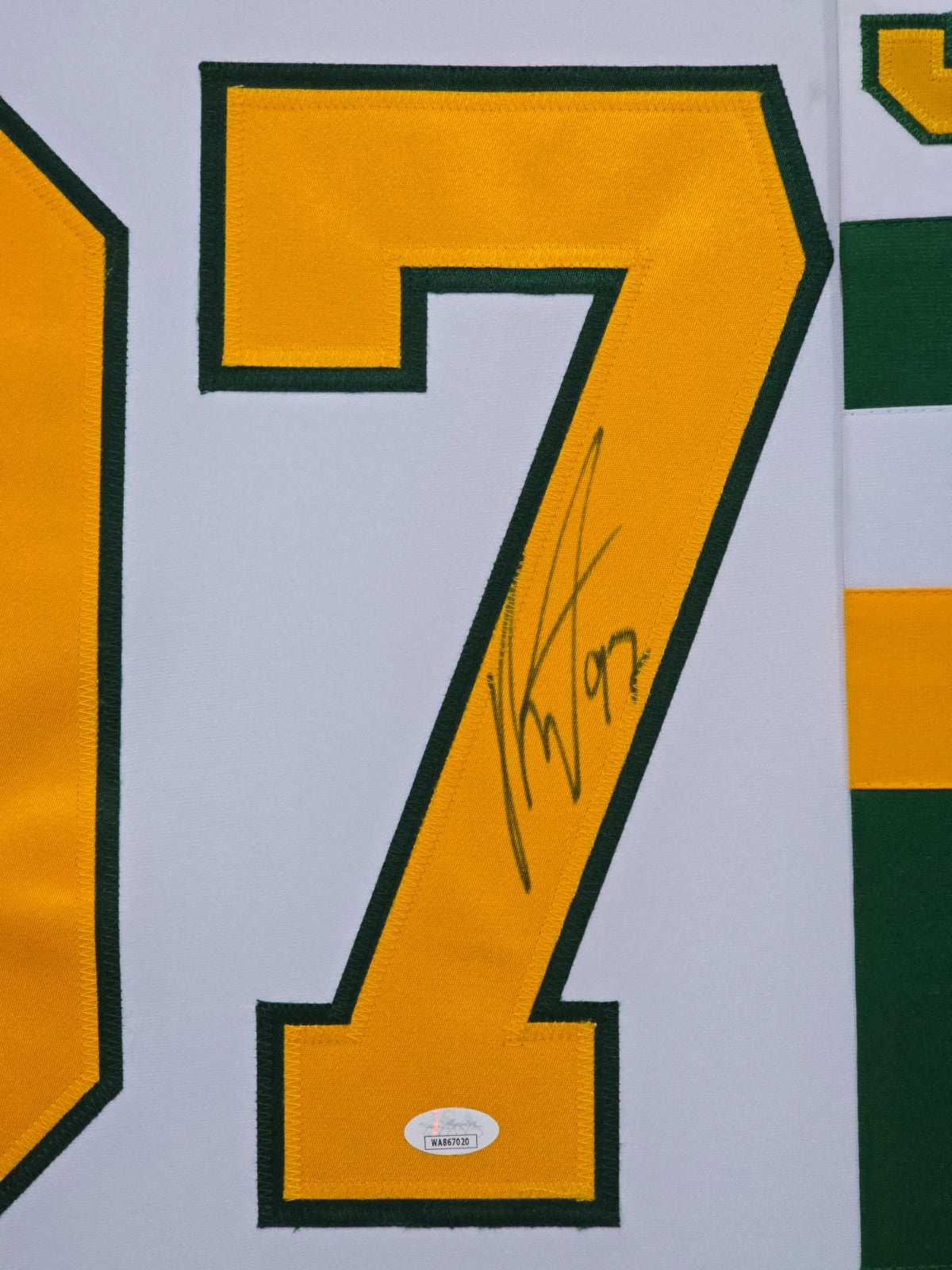 Framed Kirill Kaprizov Minnesota Wild Autographed Signed Jersey Jsa Coa