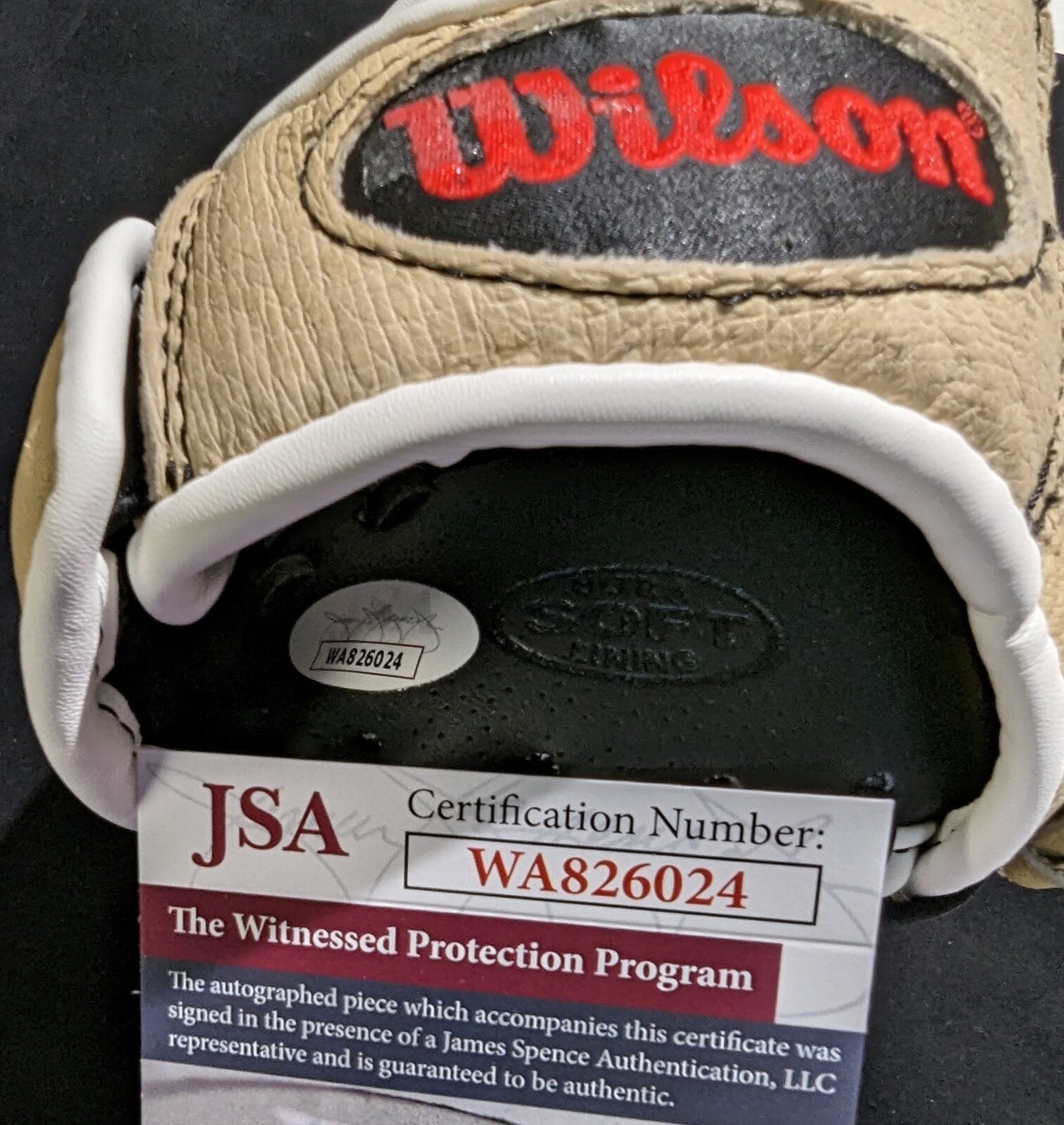 Cleveland Guardians Steven Kwan Autographed Signed Single Glove Jsa Coa