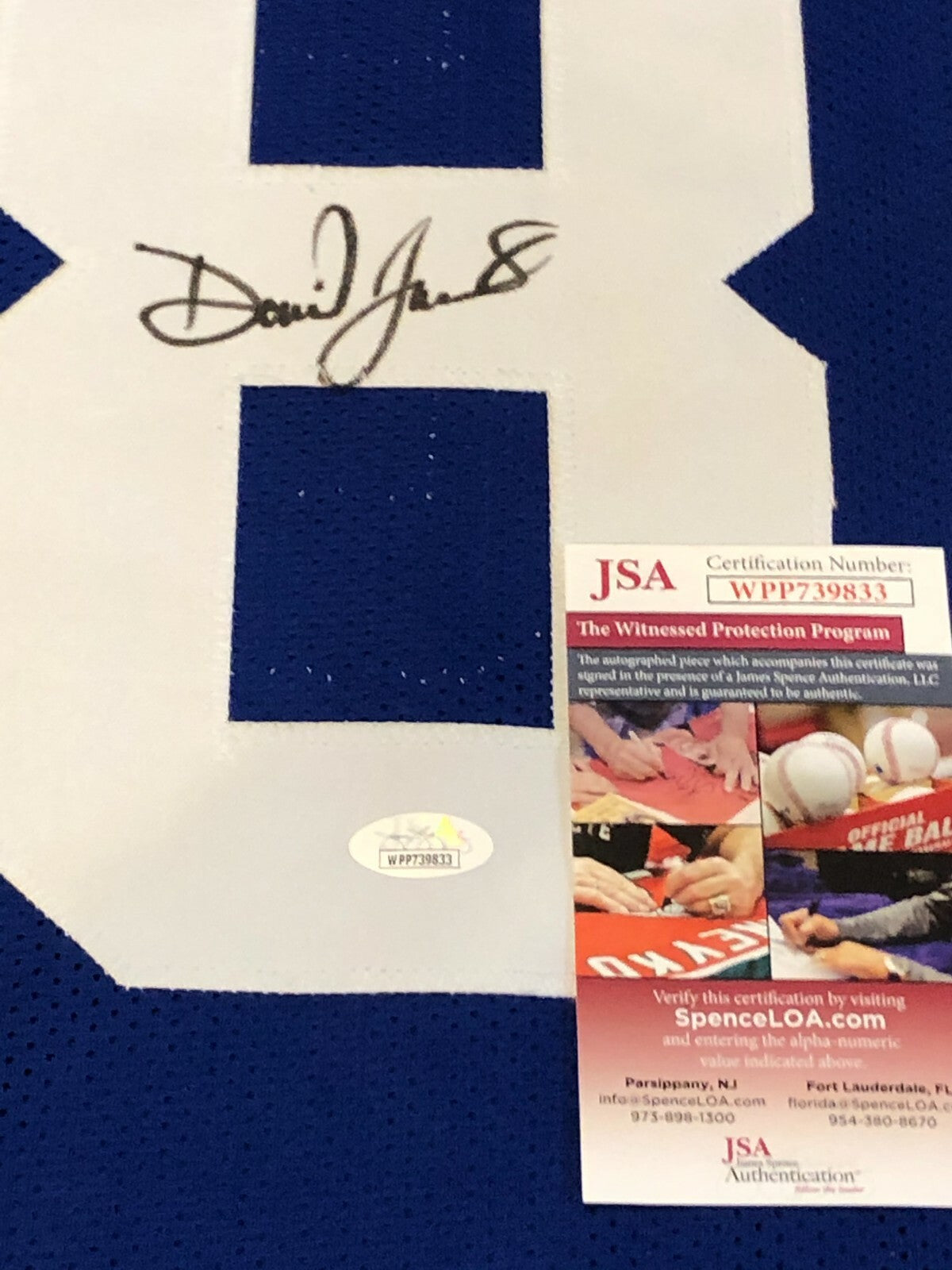 N.Y. Giants Daniel Jones Autographed Signed Jersey Jsa Coa