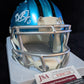Carolina Panthers Brian Burns Signed  Flash Mini Helmet Jsa Coa