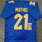 Pitt Panthers Damarri Mathis Autographed Signed Jersey Jsa Coa