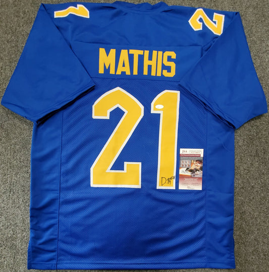 Pitt Panthers Damarri Mathis Autographed Signed Jersey Jsa Coa