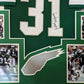 Framed Philadelphia Eagles Wilbert Montgomery Autographed Jersey Jsa Coa