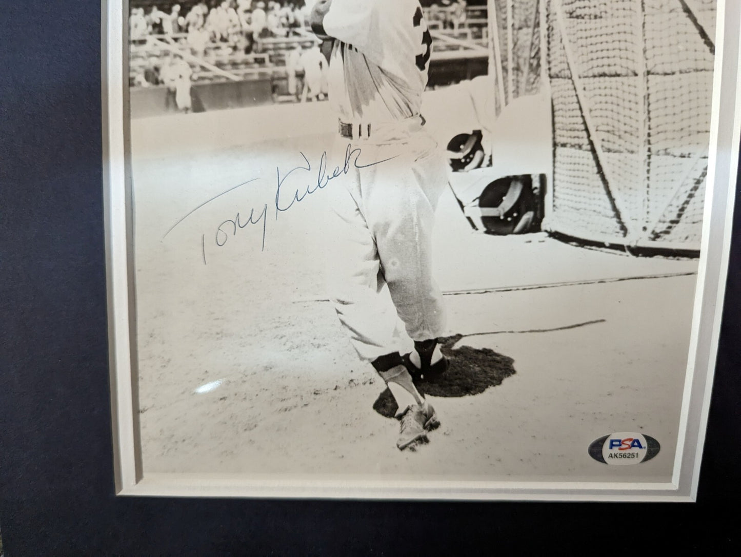 Framed New York Yankees Tony Kubek Jersey Display With Signed 8X10
