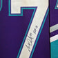 Framed Adam Oates Anaheim Mighty Ducks Autographed Signed Insc Jersey Jsa Coa