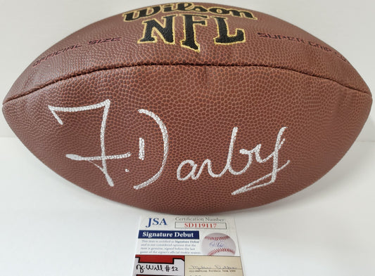 Frank Darby Autographed Signed Nfl Football Jsa Coa