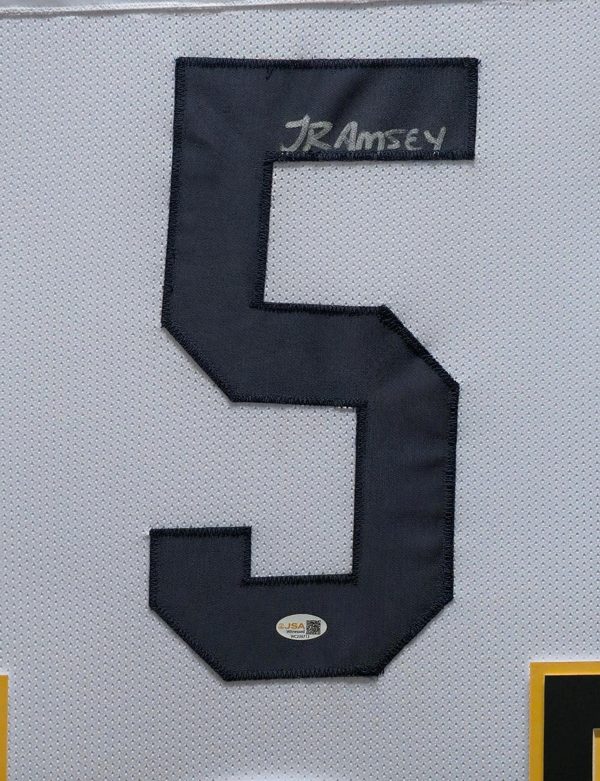Framed Pittsburgh Steelers Jalen Ramsey Autographed Signed Jersey Jsa Coa