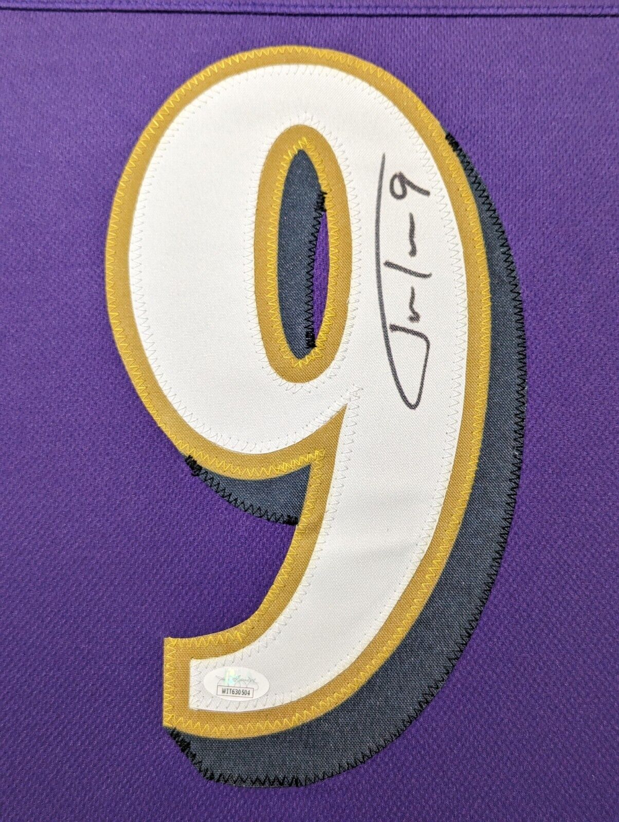 MVP Authentics Framed Baltimore Ravens Justin Tucker Autographed Signed Jersey Jsa Coa 427.50 sports jersey framing , jersey framing