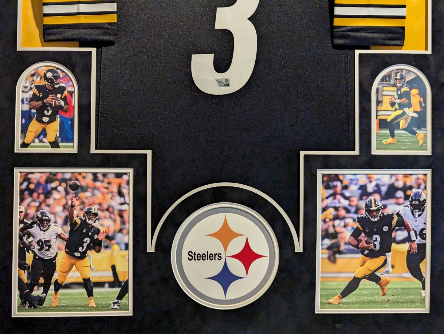Framed In Suede Pittsburgh Steelers Russell Wilson Autographed Jersey Fanatics