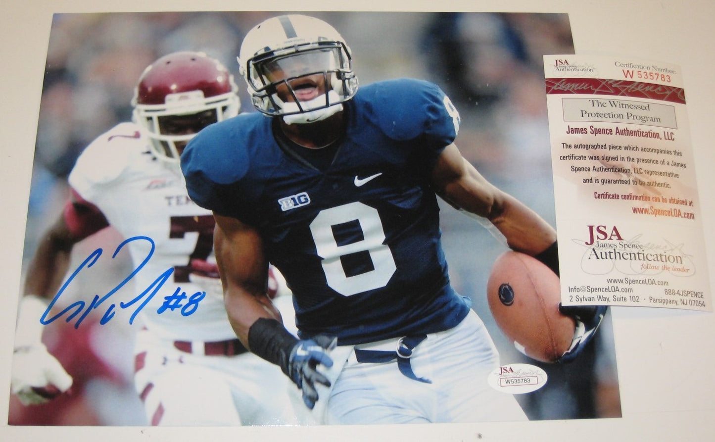 Allen Robinson Autographed Signed Penn State 8X10 Photo Jsa  Coa