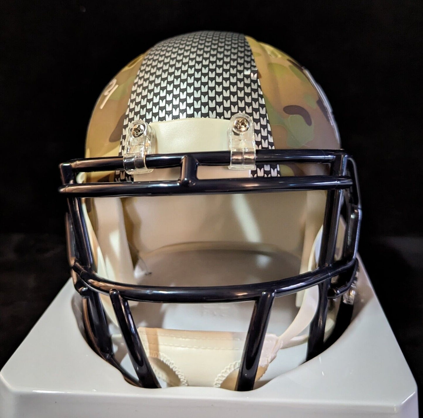 MVP Authentics Seattle Seahawks Devon Witherspoon Signed Camo Mini Helmet Beckett Hologram 211.50 sports jersey framing , jersey framing