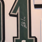 Framed Philadelphia Eagles Fletcher Cox Autographed Signed Jersey Jsa Coa