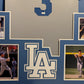 Framed Steve Sax Autographed Signed La Dodgers Jersey Jsa Coa