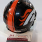 Denver Broncos Ed Mccaffrey Autographed Signed Speed Mini Helmet Jsa Coa