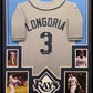 Framed Tampa Bay Rays Evan Longoria Autographed Signed Jersey Beckett Holo