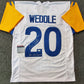 Los Angeles Rams Eric Weddle Autographed Signed Inscribed Jersey Jsa Coa