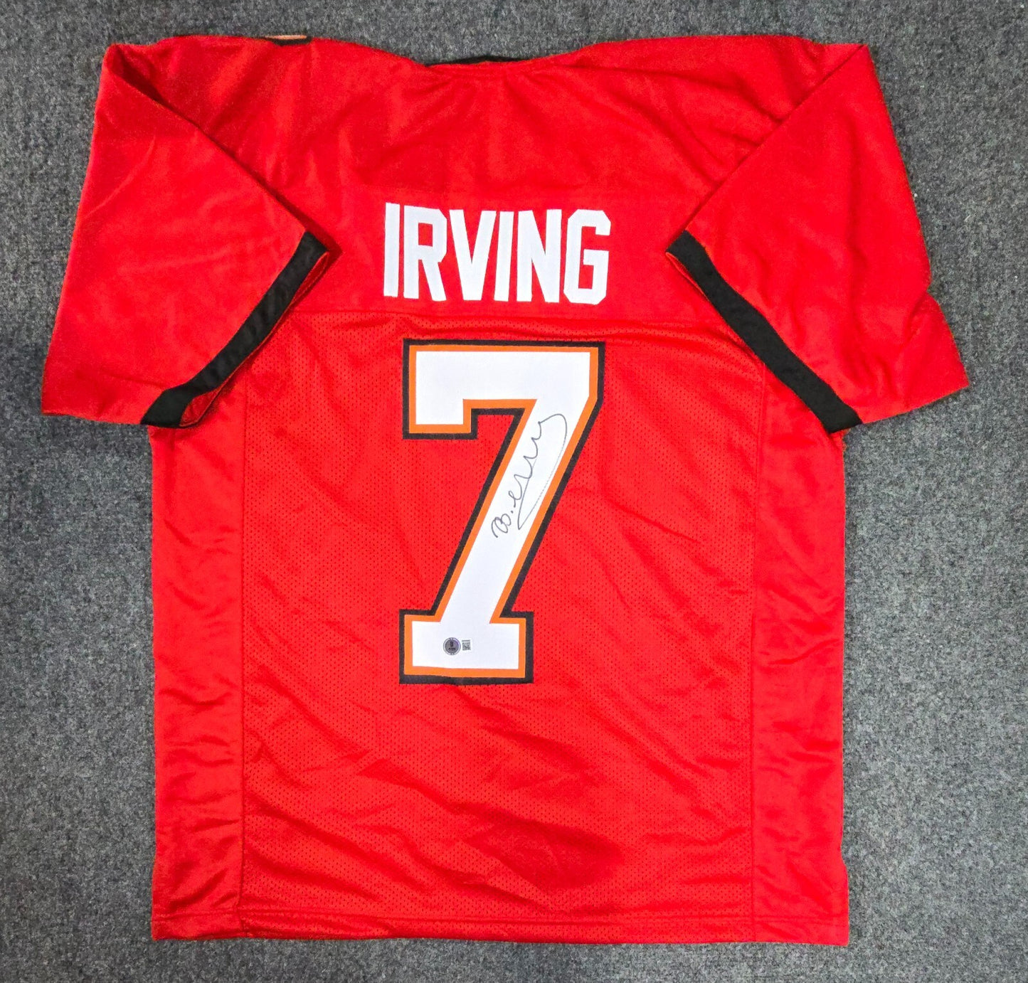 Tampa Bay Buccaneers Bucky Irving Autographed Signed Jersey Beckett Holo