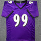Baltimore Ravens Odafe Jayson Oweh Autographed Signed Jersey Jsa Coa  Old Gold