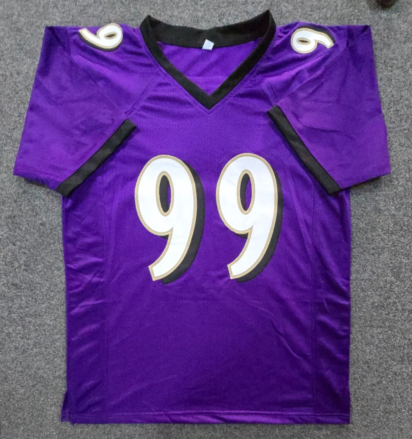 Baltimore Ravens Odafe Jayson Oweh Autographed Signed Jersey Jsa Coa  Old Gold
