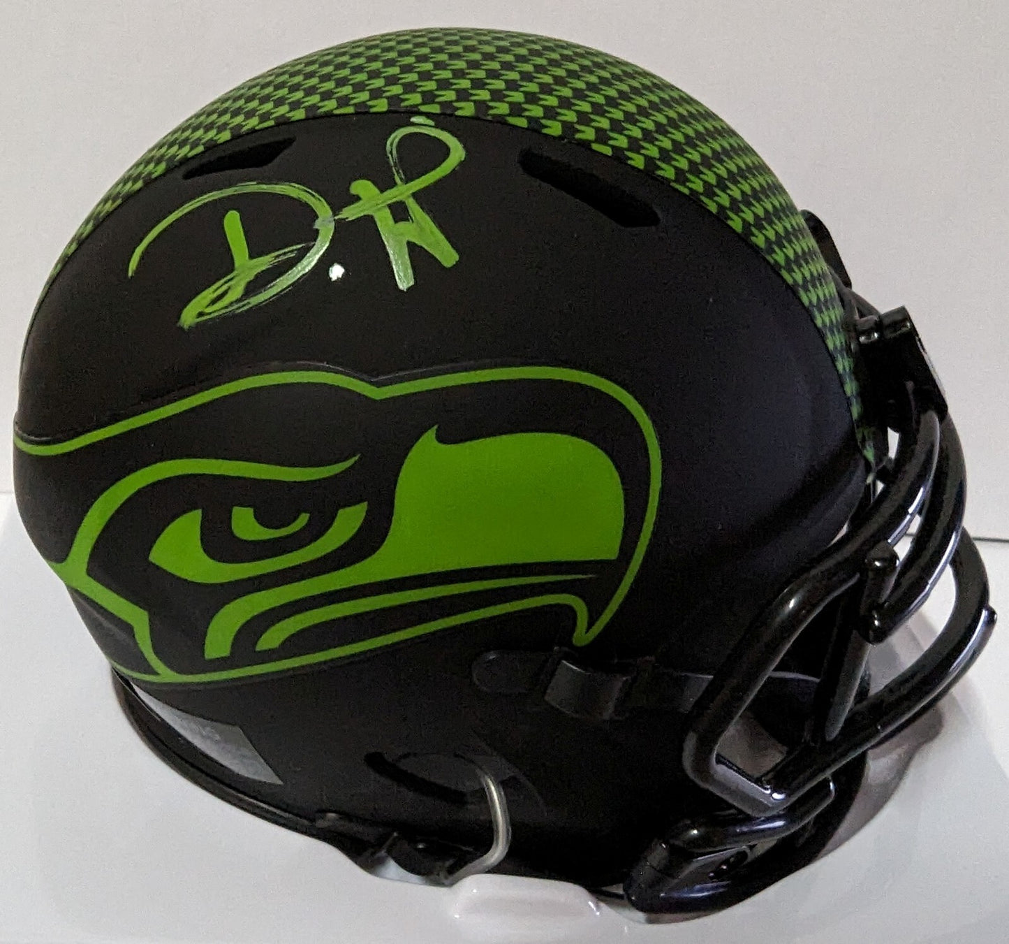 Seattle Seahawks Devon Witherspoon Signed Eclipse Mini Helmet Beckett Holo