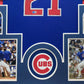 Framed Chicago Cubs Sammy Sosa Autographed Signed Jersey Beckett Coa