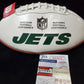 MVP Authentics N.Y. Jets Alijah Vera-Tucker Autographed Signed Logo Football Jsa Coa 135 sports jersey framing , jersey framing