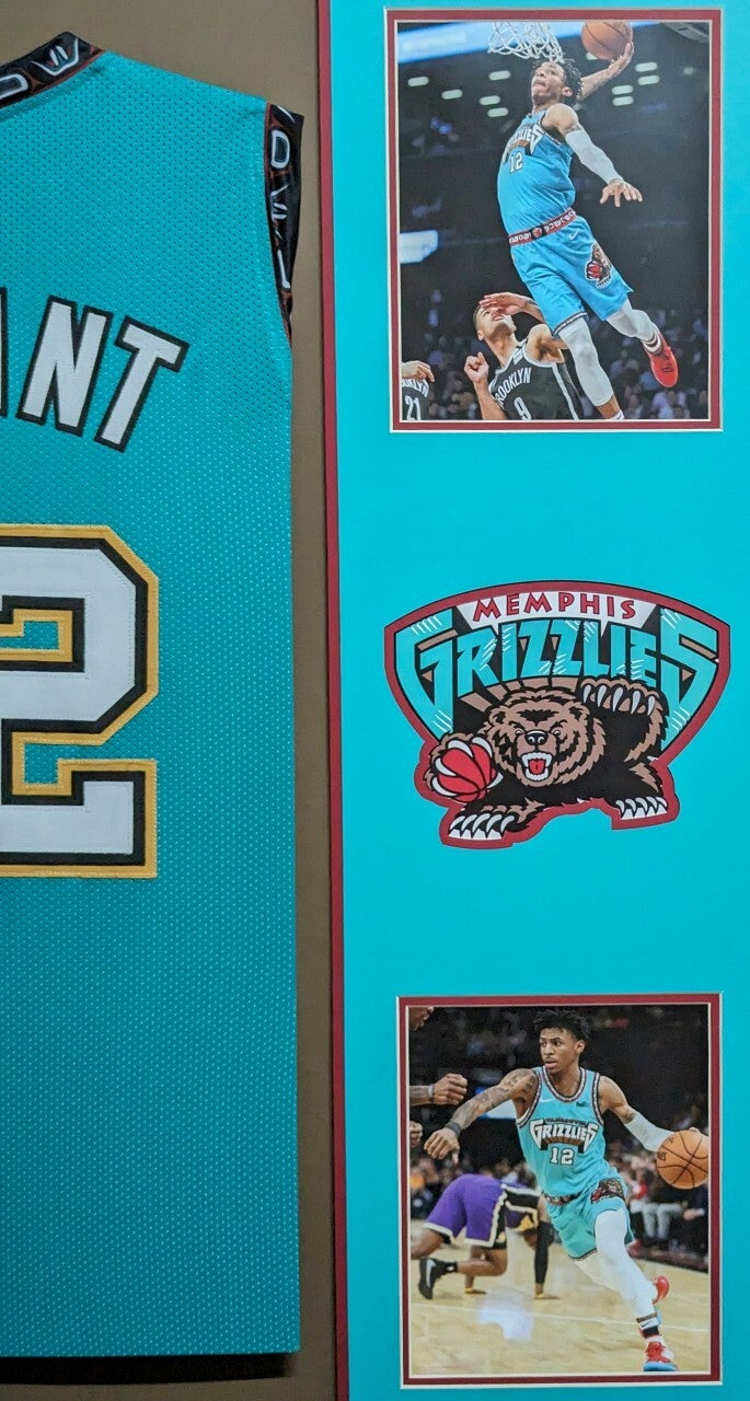 Framed Memphis Grizzlies Ja Morant Autographed Signed Jersey Beckett Holo