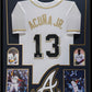 Framed Atlanta Braves Ronald Acuna Jr Autographed Jersey Acuna Hologram