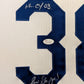 Framed Eric Gagne Autographed Signed La Dodgers Jersey Jsa Coa