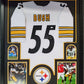 MVP Authentics Framed Pittsburgh Steelers Devin Bush Autographed Signed Jersey Jsa Coa 269.10 sports jersey framing , jersey framing