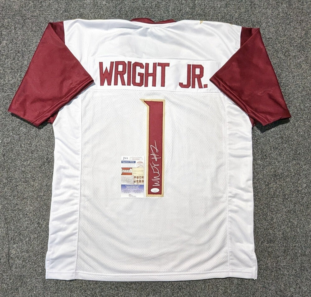 Florida State Seminoles Winston Wright Jr Autographed Signed Jersey Jsa Coa