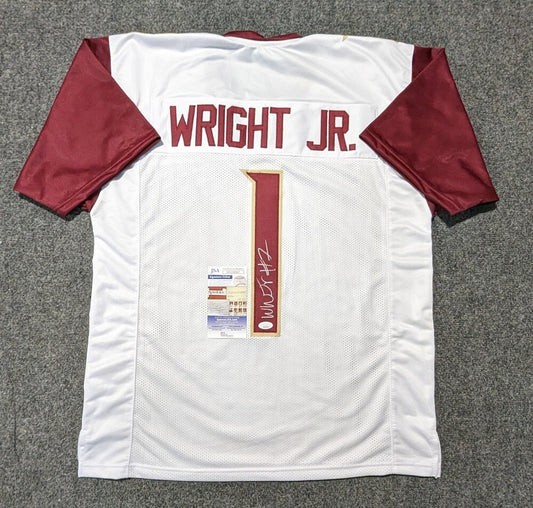 Florida State Seminoles Winston Wright Jr Autographed Signed Jersey Jsa Coa