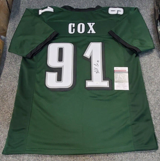 Philadelphia Eagles Fletcher Cox Autographed Signed Jersey Jsa Coa