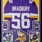 Framed Minnesota Vikings Garrett Bradbury Autographed Signed Jersey Jsa Coa