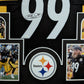 Framed Pittsburgh Steelers Brett Keisel Autographed Signed Jersey Jsa Coa