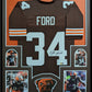Framed Cleveland Browns Jerome Ford Autographed Signed Jersey Jsa Coa