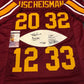 Usc Trojans Simpson-Allen-Garrett-White Signed Heisman Jersey Jsa  Coa