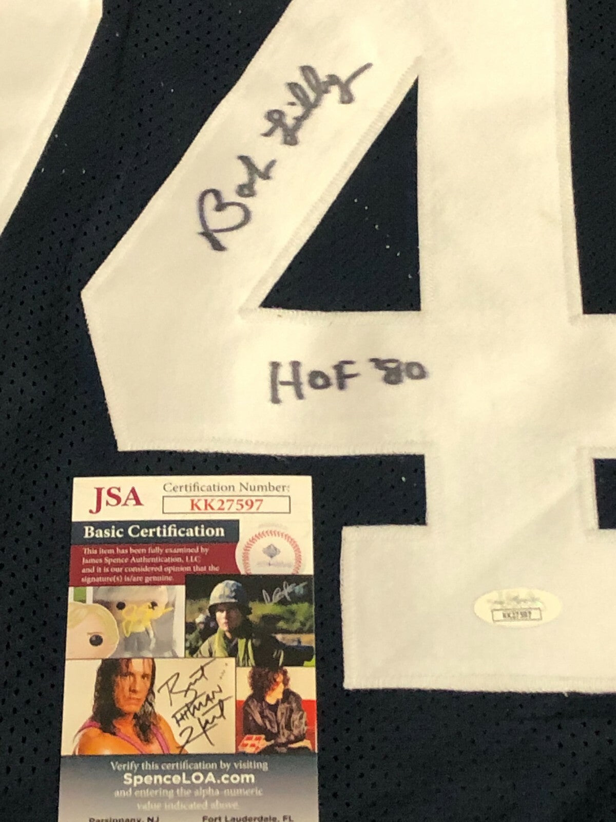 Dallas Cowboys Bob Lilly Autographed Signed Inscribed Jersey Jsa Coa