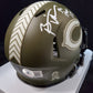 Chicago Bears Brian Urlacher Signed Salute To Service Mini Helmet Beckett Holo